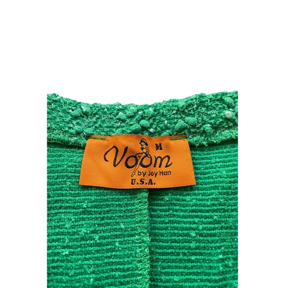 Voom by Joy Haan Y2K Sequins Stretch Skirt Green Size M Glam Club Festival Cute - Picture 3 of 12